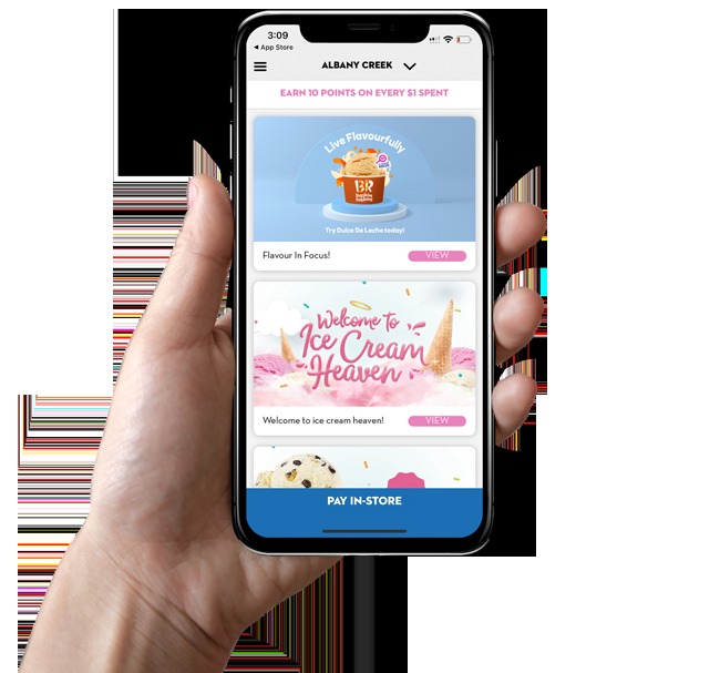 LOKE branded mobile ordering interface shown on a phone