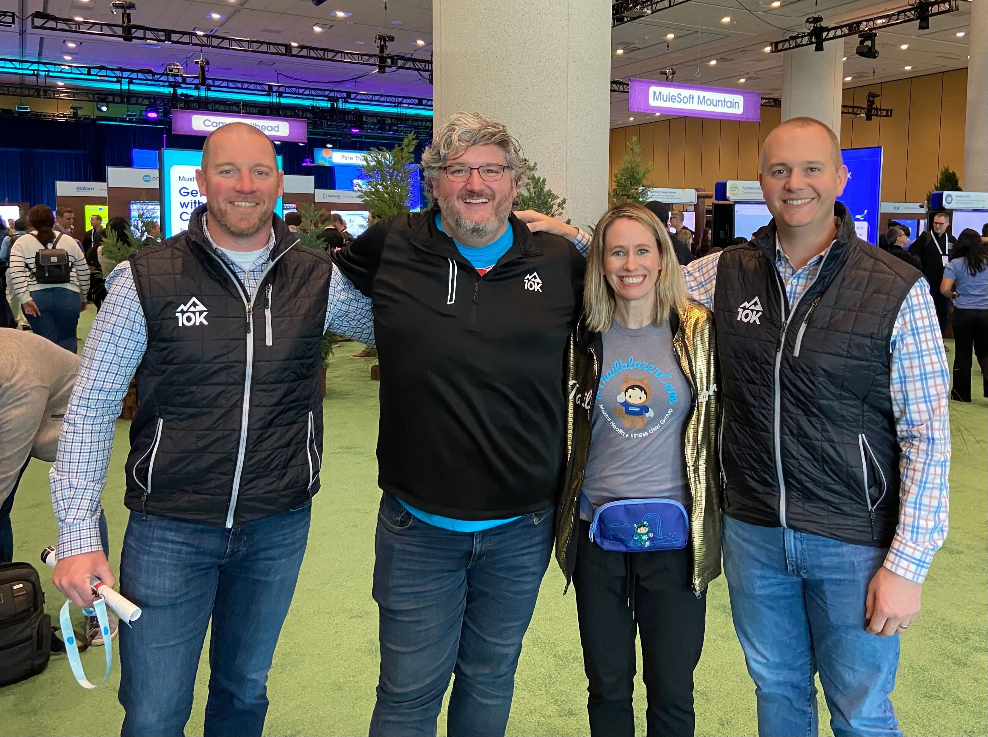 The 10K team gathered at TrailblazerDX 2024