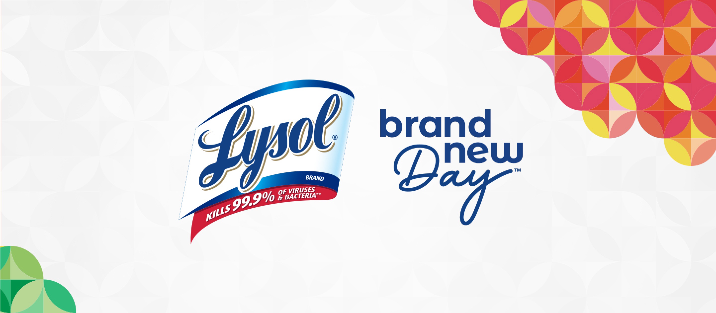 Lysol Brand New Day packaging presented in 121’s design portfolio