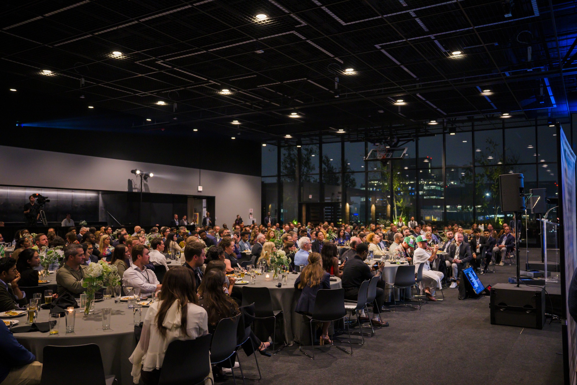 The seated audience listening at the 2026 Momentum Awards