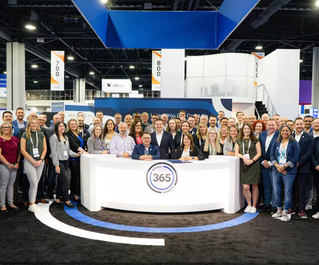 365 Retail Markets employees gathered for a team photograph