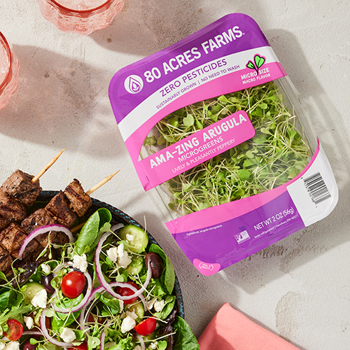 80 Acres Farms retail microgreens product