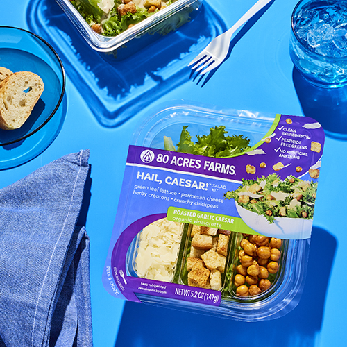 80 Acres Farms packaged salad kit