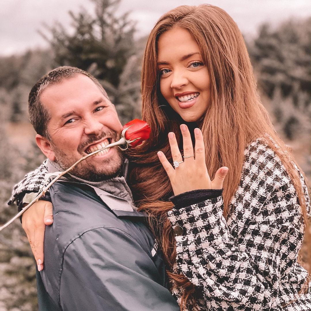David Gosselin and Olivia King smiling outdoors
