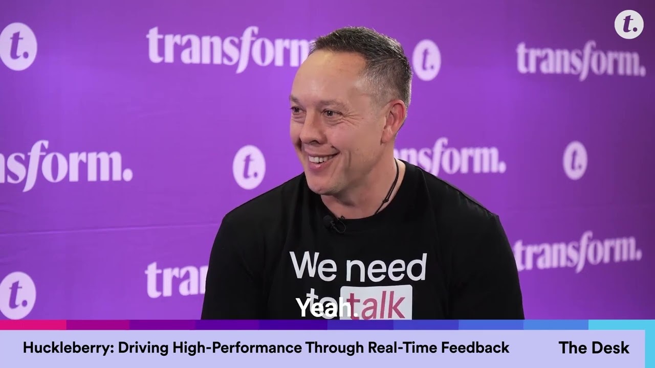 Aaron Ward speaking in a Huckleberry interview at Transform 2026