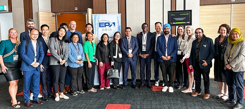 Participants gathered for a group photograph during PayPal’s Singapore Fintech Festival activities in 2024