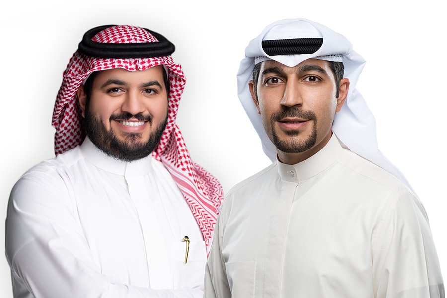Floward co-founders Mohammed Al Arifi, left, and Abdulaziz B. Al Loughani, right