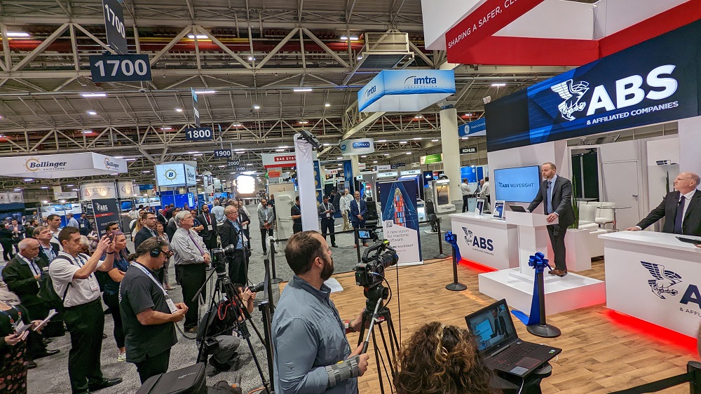 ABS Wavesight launch presentation at the 2022 International WorkBoat Show