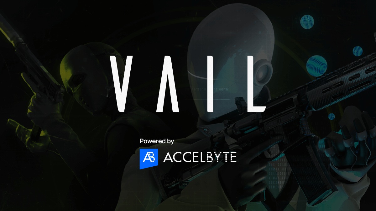 VAIL VR promotional artwork featuring its futuristic multiplayer combatants