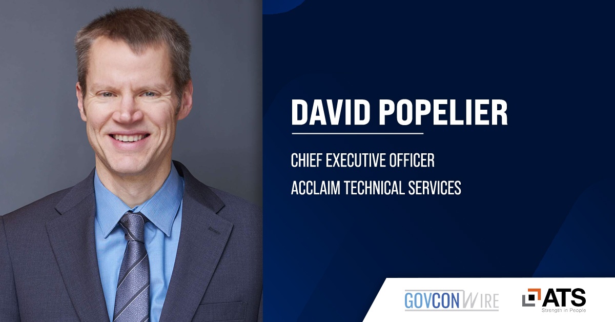 Press portrait of ATS CEO David Popelier, with his name and title