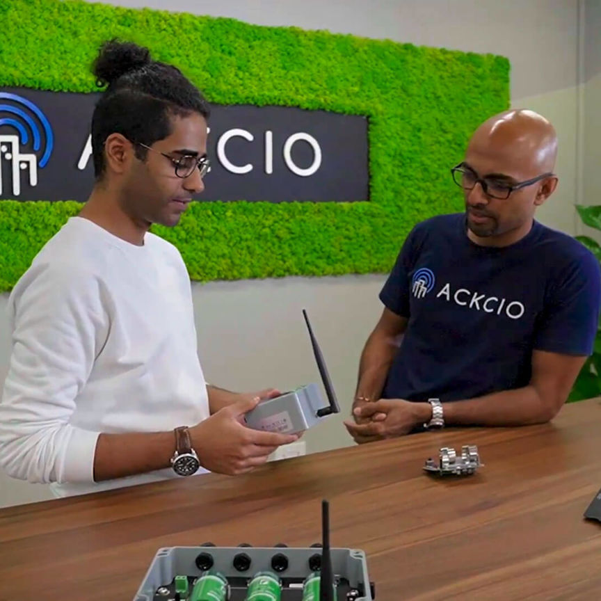 Ackcio field hardware and team