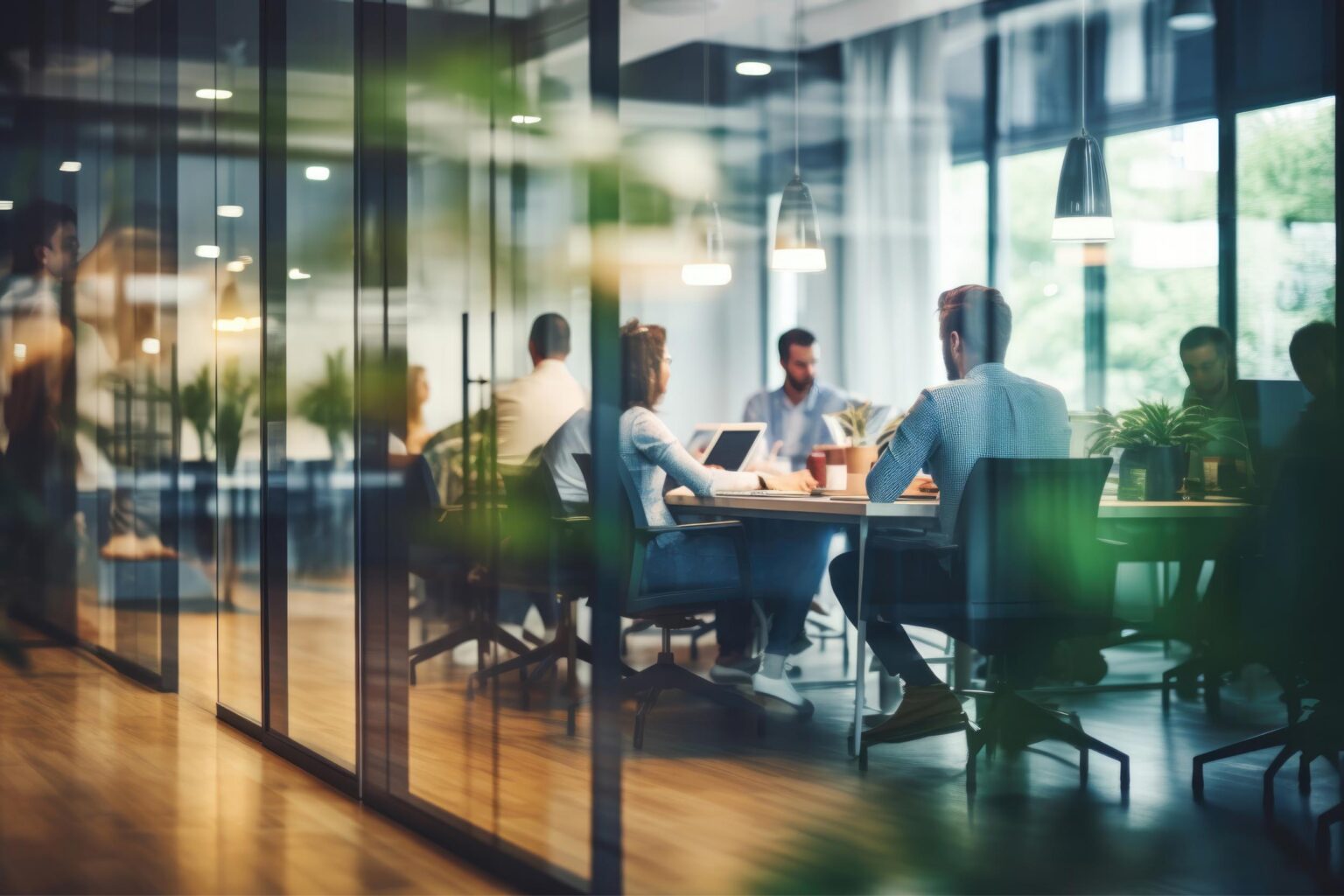 People collaborating in an office, published on Actionstep's company page
