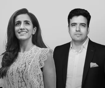 Addo AI co-founders Ayesha Khanna and Faisal Kamiran