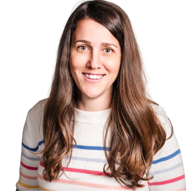 AdvancedMD chief executive Amanda Sharp smiling against a white background
