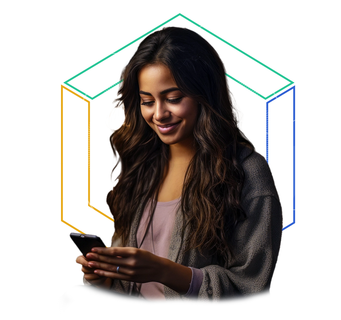 Affinitiv product collage showing dealership software on desktop and mobile devices