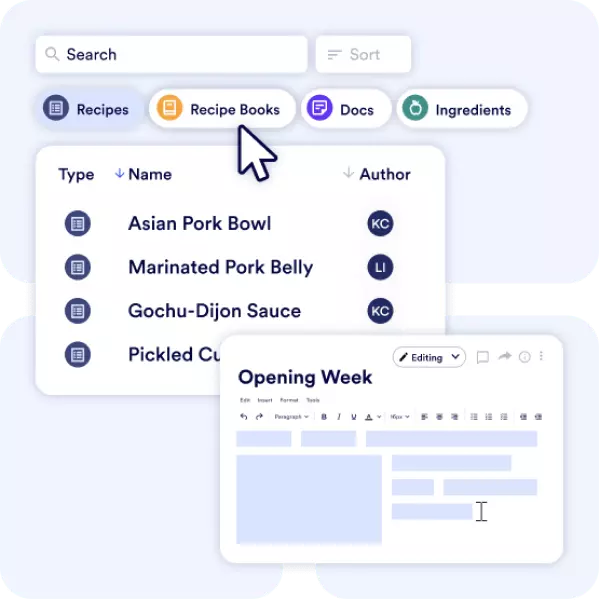 AgilityIO portfolio presentation of the meez recipe application
