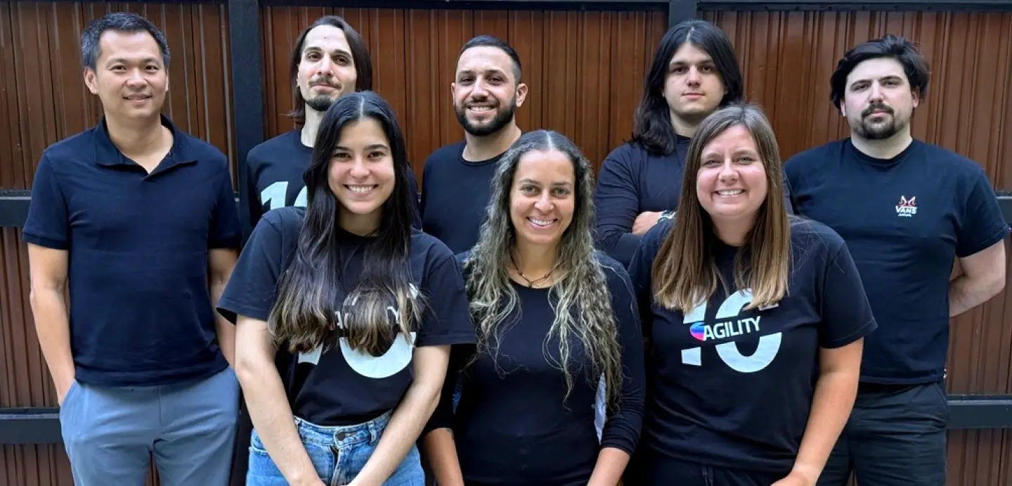 AgilityIO team members posing together