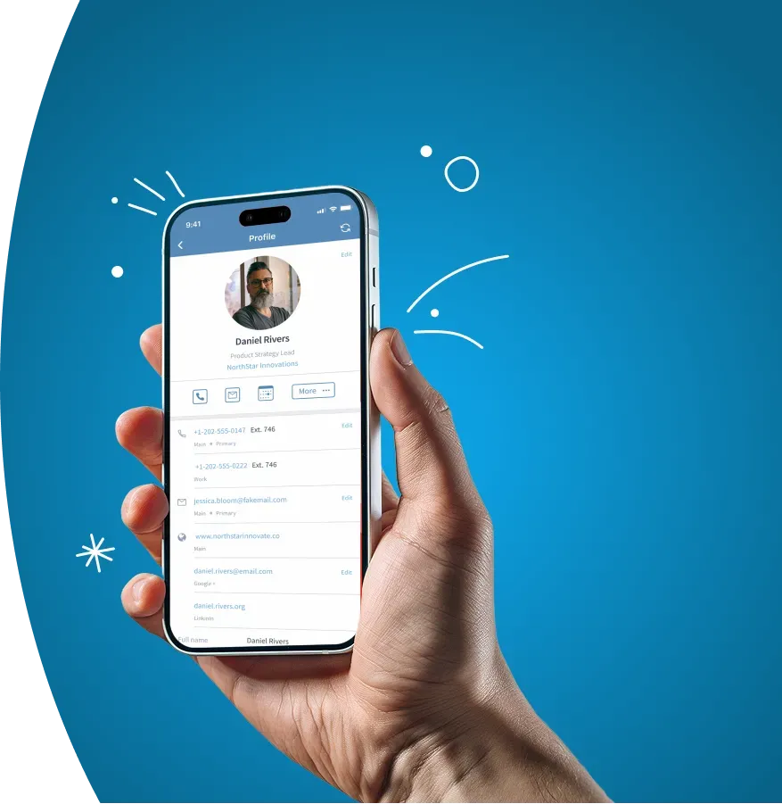 CiviMobile promotional artwork showing the application on mobile devices
