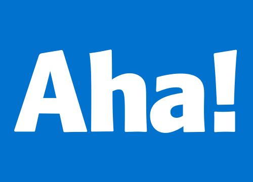 Aha! company logo