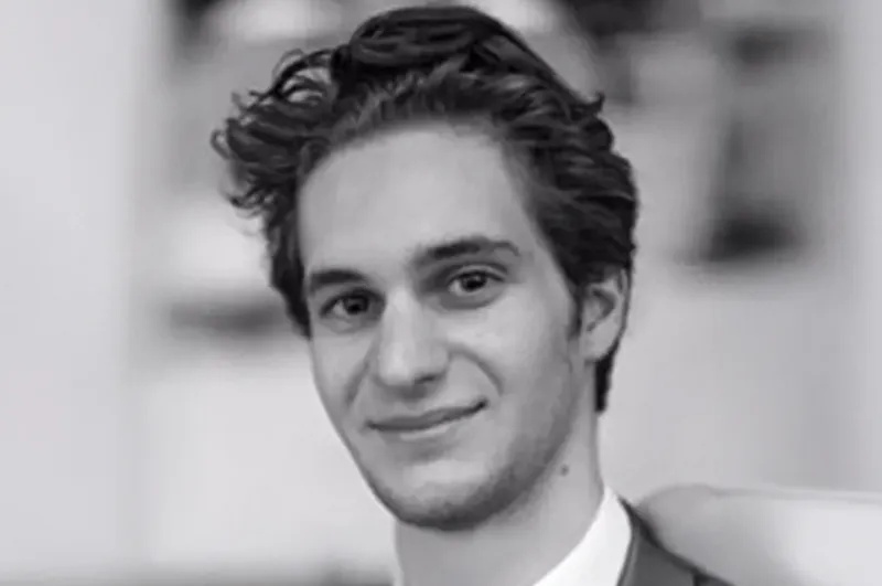 Rafael Vartian of OrthoCoPilot, photographed in black and white