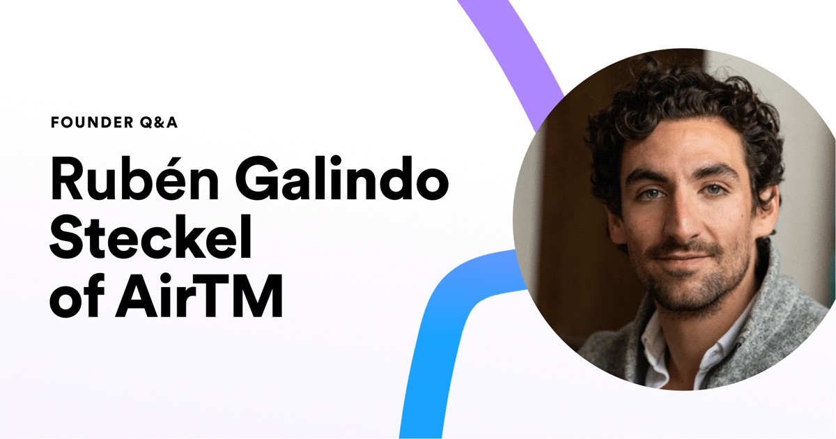 Circle’s founder interview portrait of Rubén Galindo Steckel