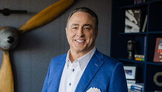 AIT chairman and CEO Vaughn Moore in an office setting