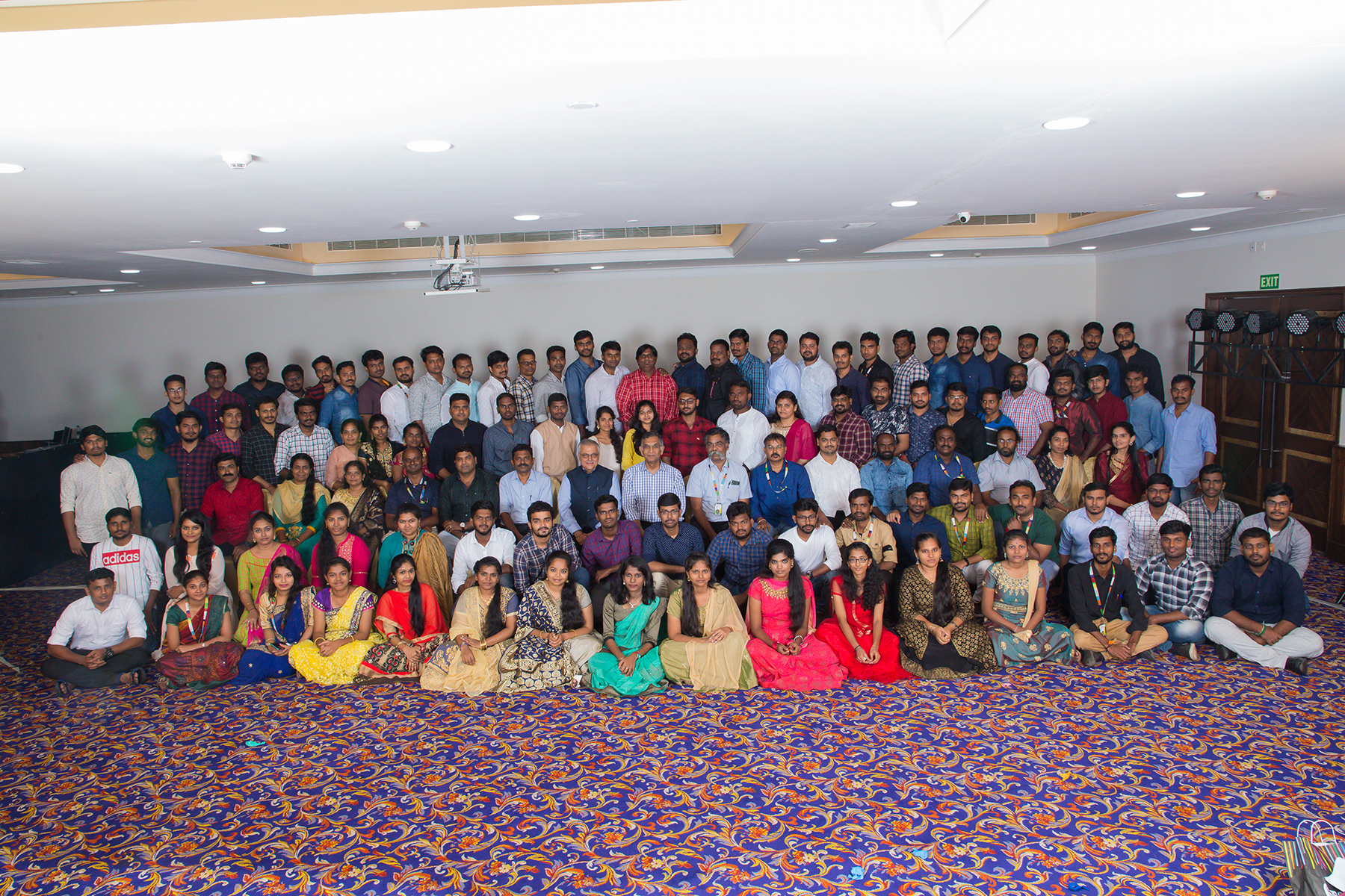 Group photograph published on Aithent’s careers page