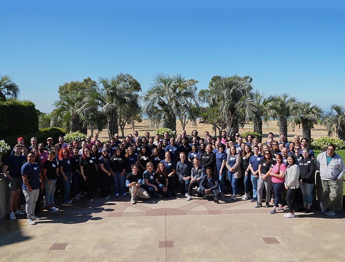 AKASA employees assembled for a company group photograph in Arizona