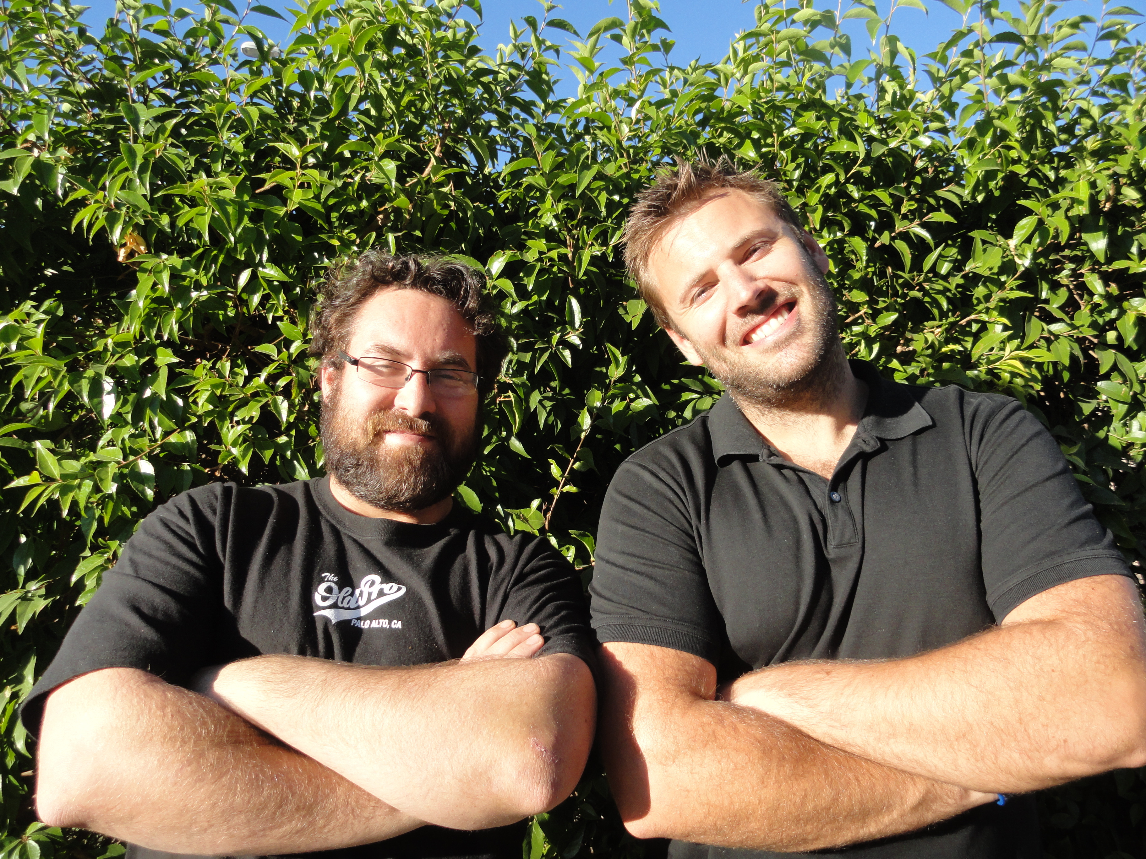Alex Hult, right, with chef Michael Ellis ahead of the opening of Hult’s Restaurant in 2013