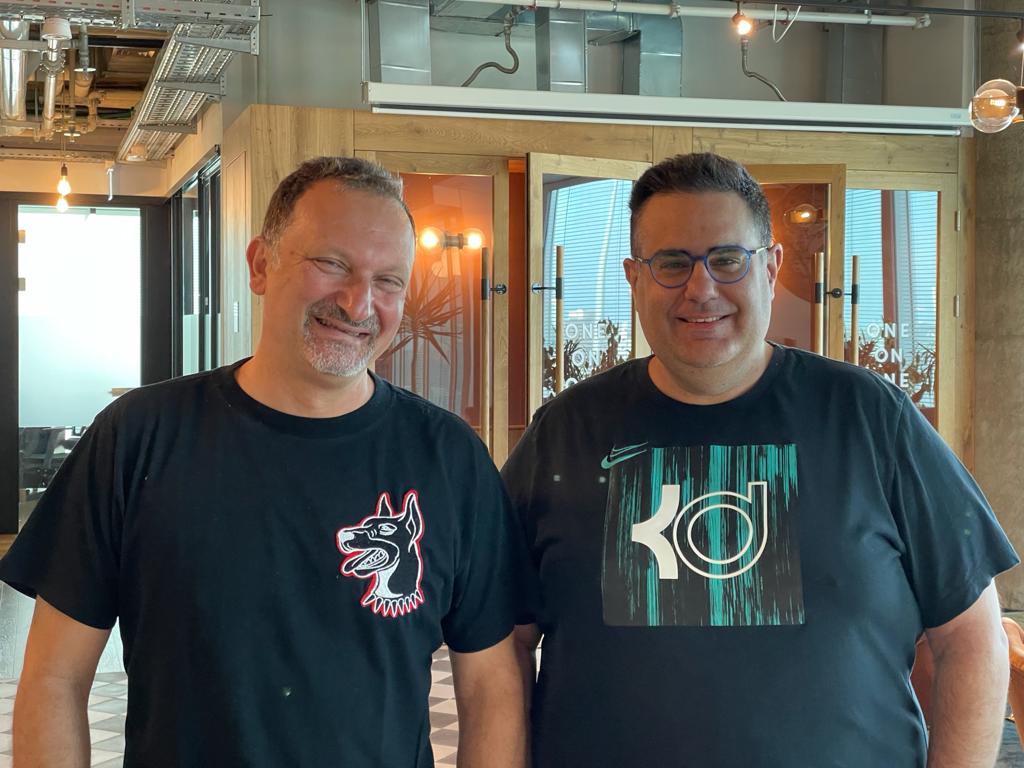 Alex Zeltcer on the left and nSure.ai co-founder Ziv Isaiah on the right