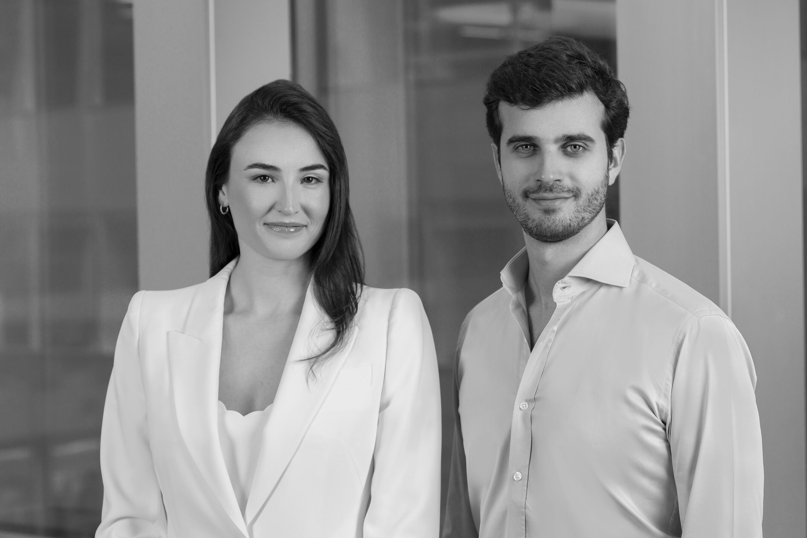 August co-founders Aya Kantorovich, left, and Alexandre Elkrief, right