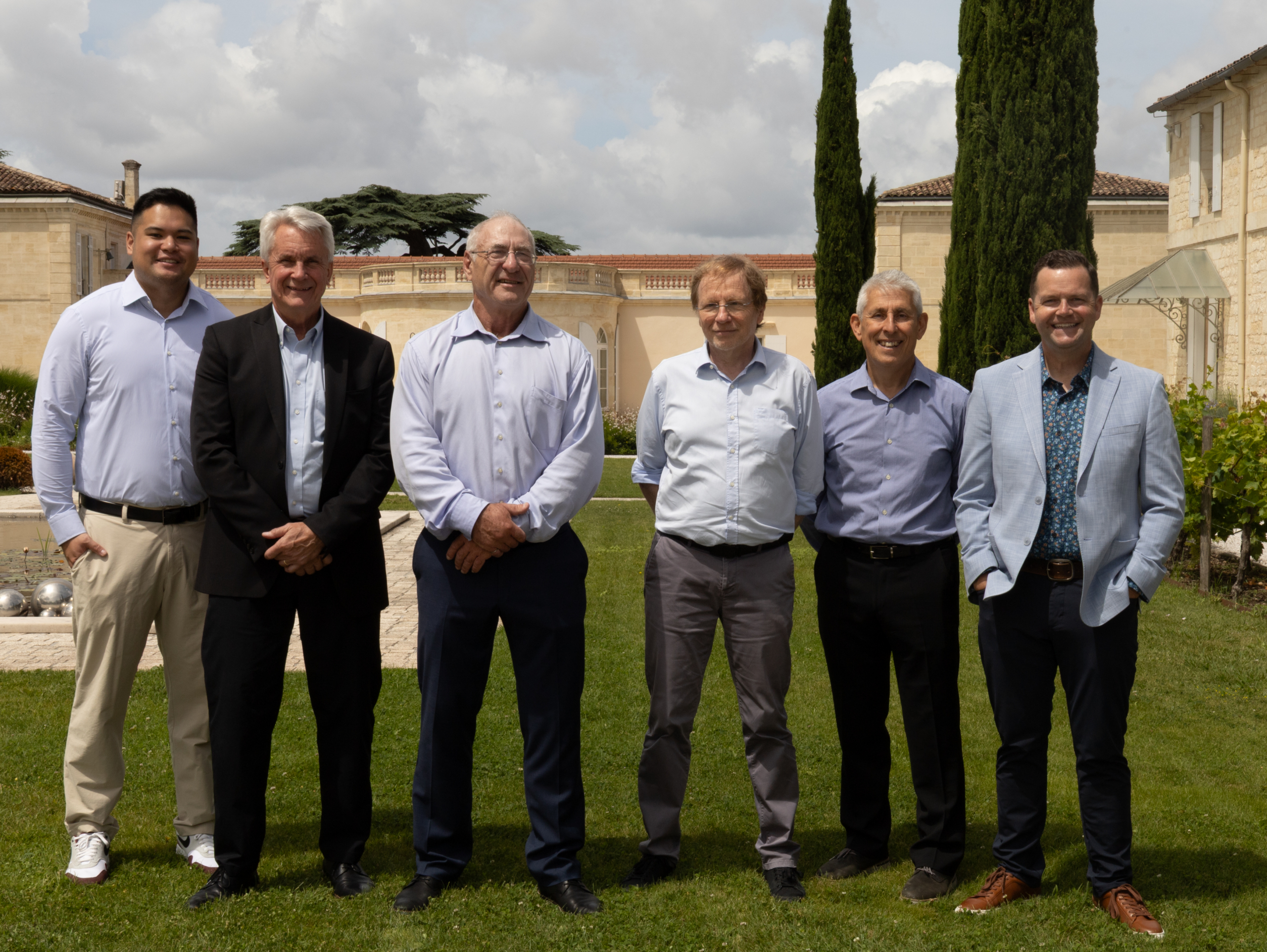 Algo leadership gathered outdoors at the 2026 Intuiflow user conference in France