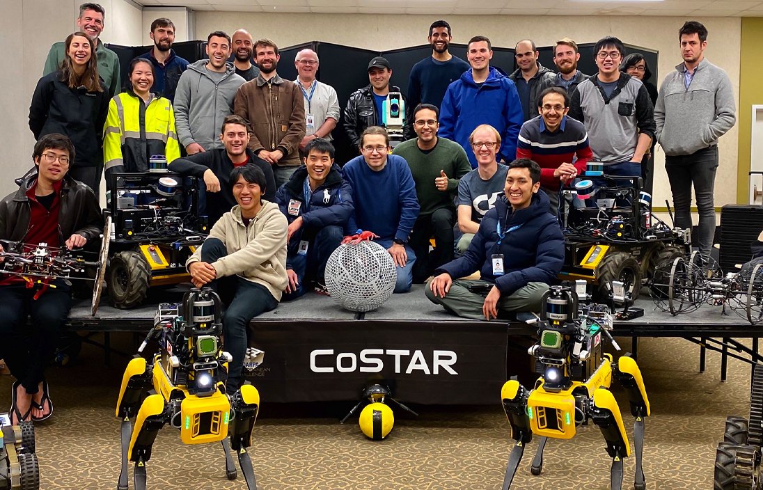 Team CoSTAR with its underground exploration robots