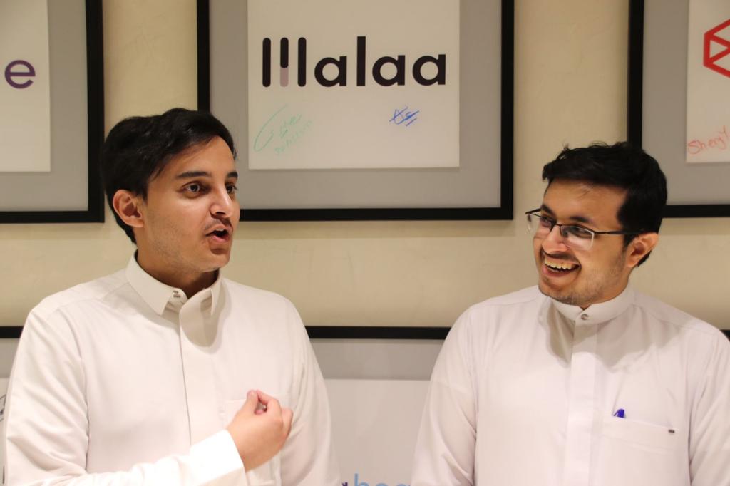 Ali Alorainy and Faisal Alqarni talking at Khwarizmi Ventures headquarters