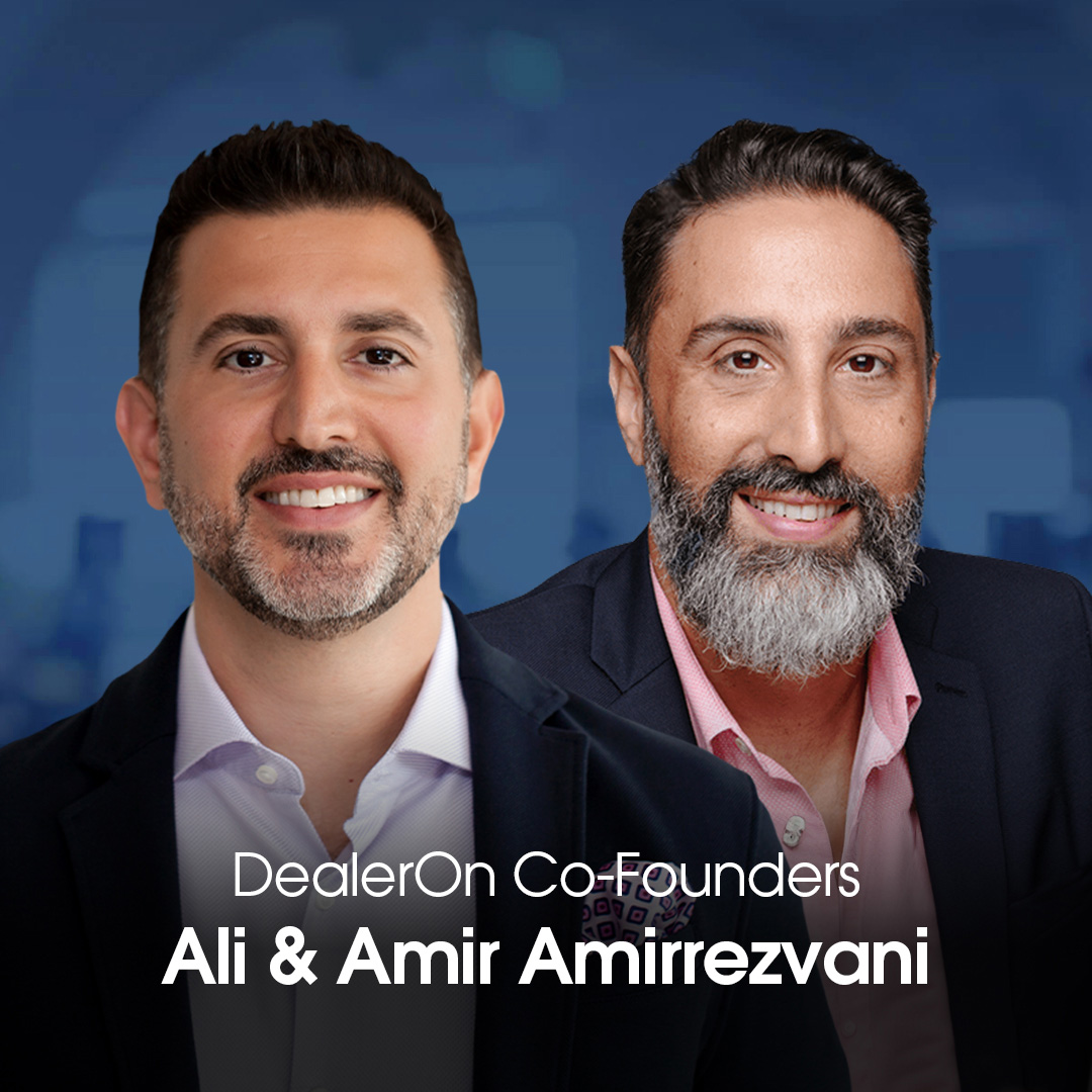 DealerOn co-founders Ali and Amir Amirrezvani pictured together