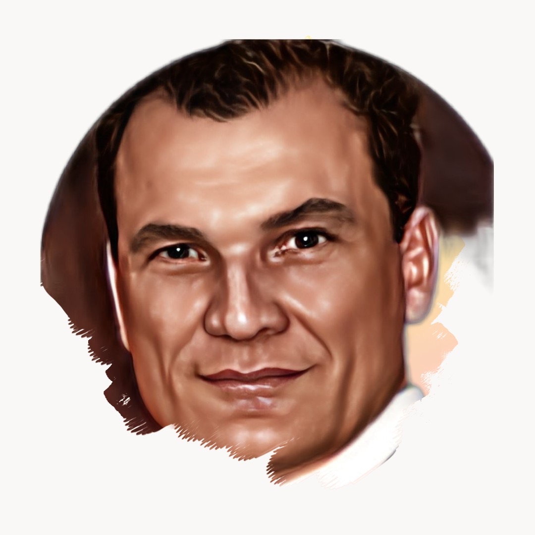 Company-published stylized portrait of Massimo Meneghello