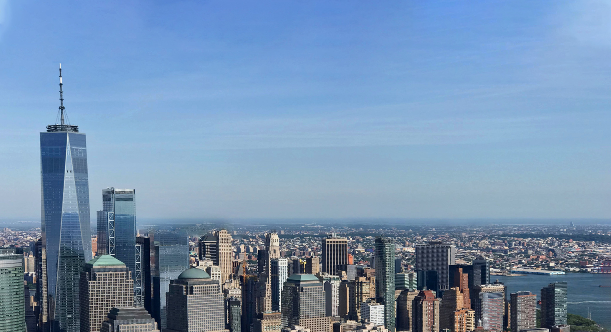 Aerial view of lower Manhattan used in A&G's Power Home Remodeling case study