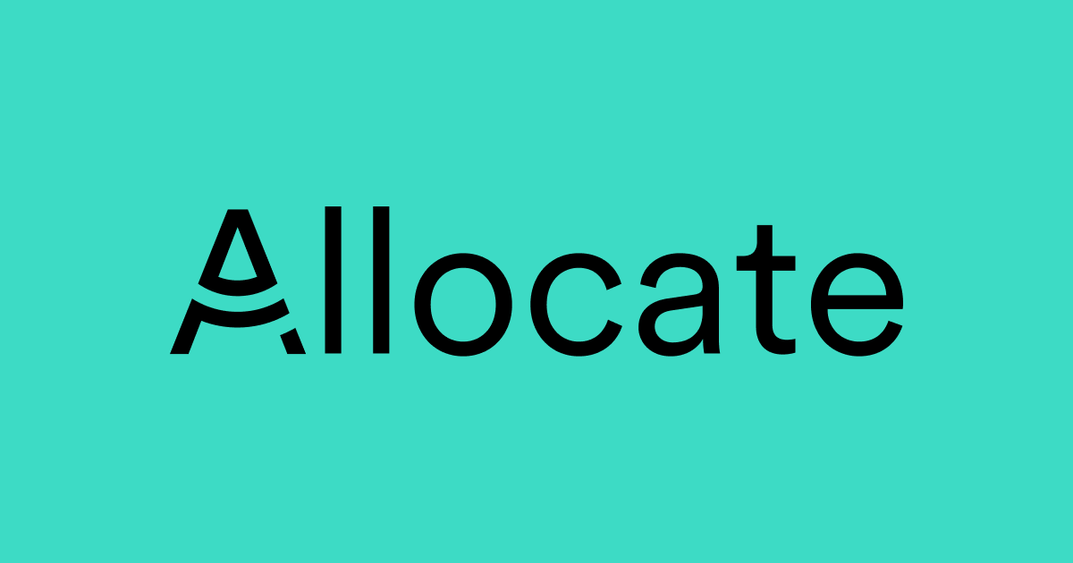 Allocate company logo and brand mark