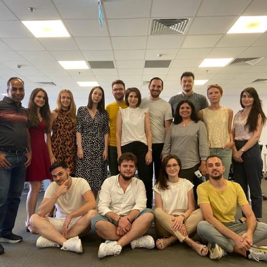Allyis colleagues gathered for the Romania office opening celebration