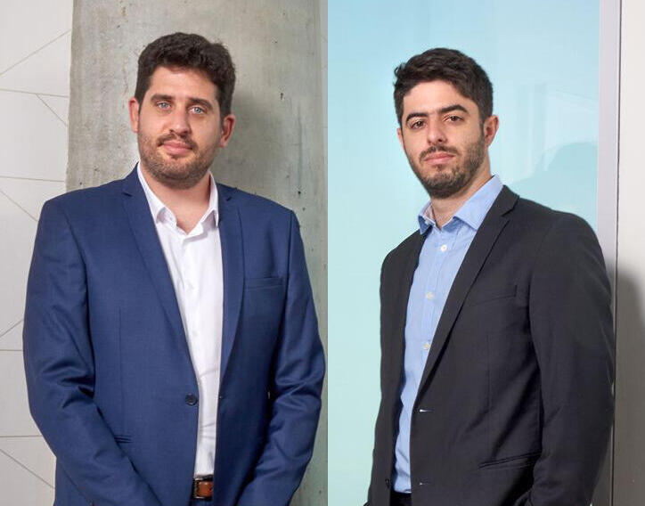 Eleos co-founders Dror Zaide on the left and Alon Joffe on the right