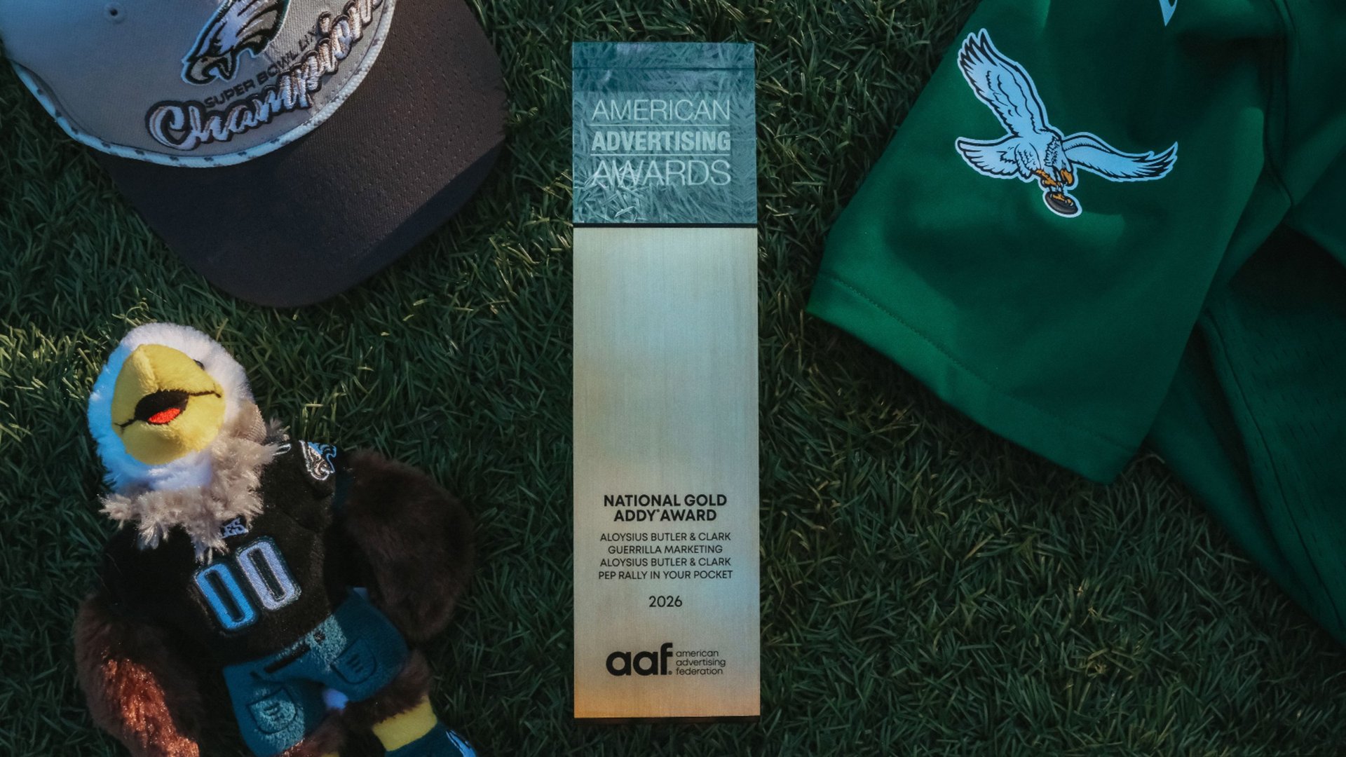 AB&C's Gold ADDY campaign creative for Pep Rally in Your Pocket