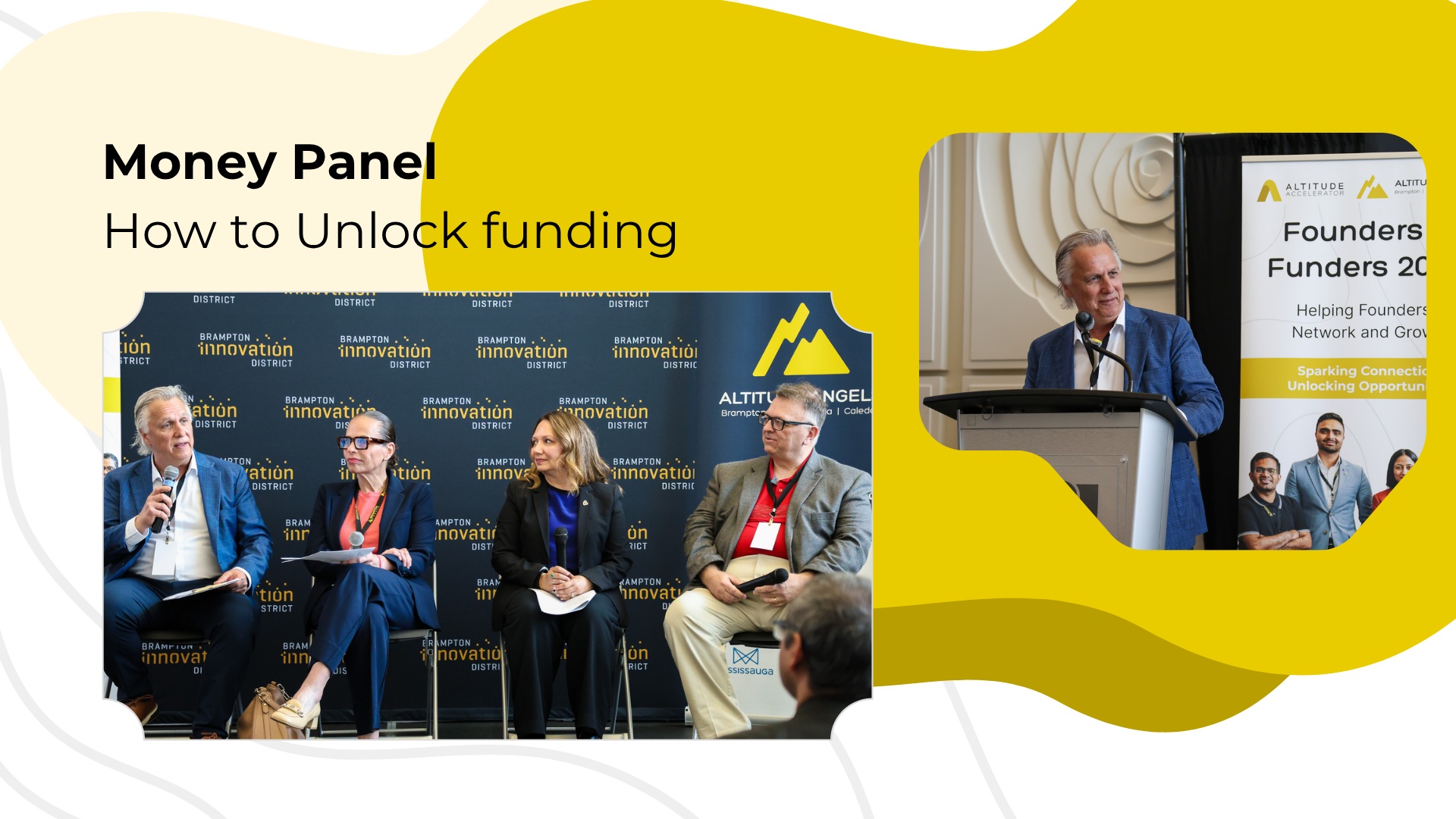 Participants in the Money Panel at Altitude Accelerator’s Founders and Funders 2026 event
