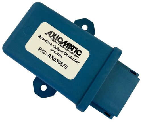 Axiomatic AX030570 CAN controller with a resistive output on a white background