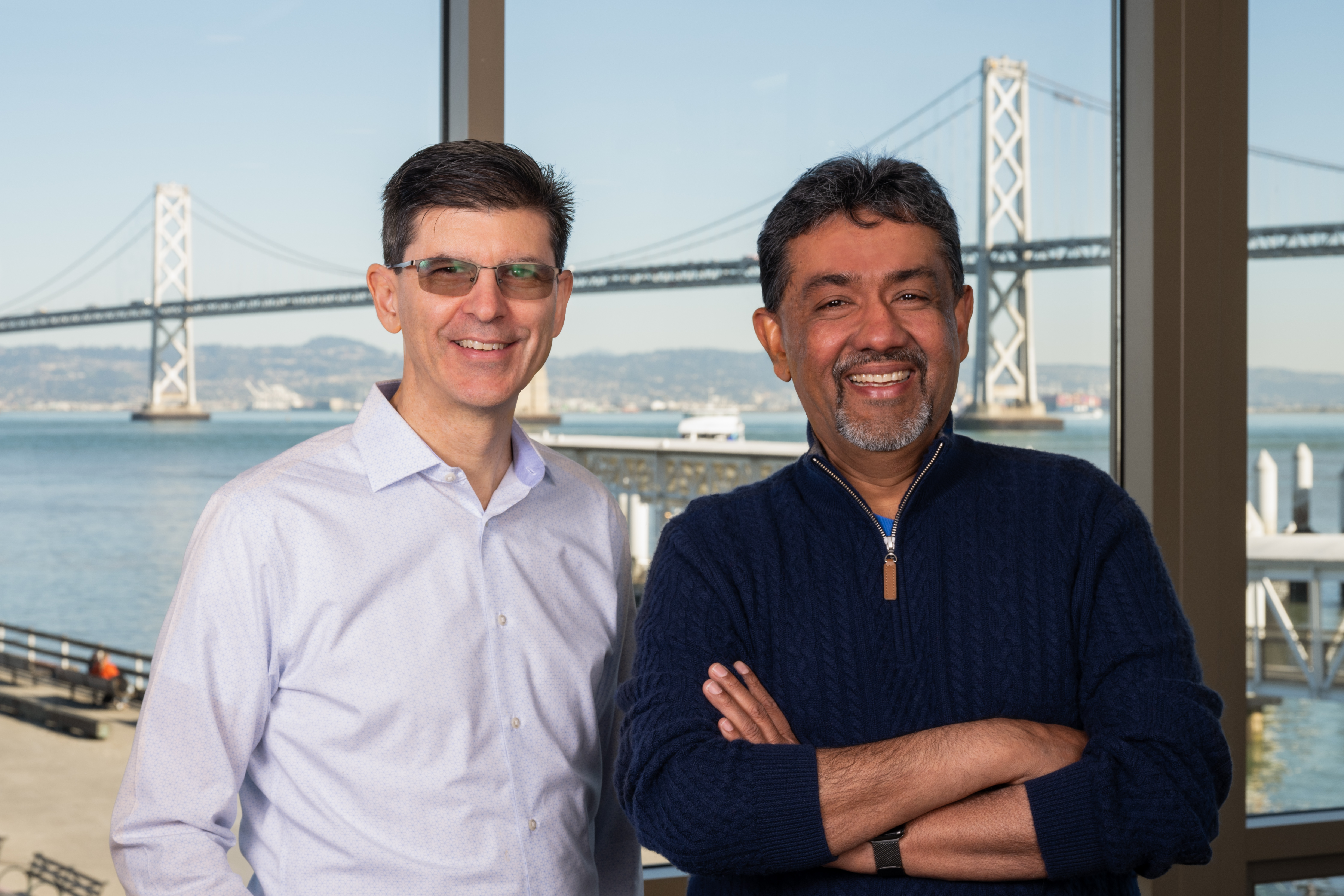 Amar Hanspal, co-founder and CEO of Motif, with co-founder Brian Matthews