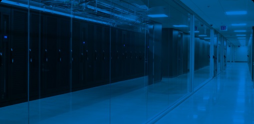 A private data center suite shown on CoreSite’s company history page