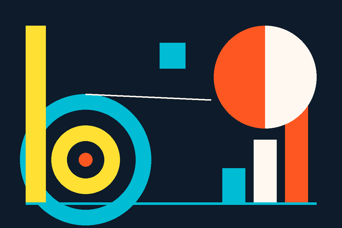 Swiss-style graphic representing Ames Watson's buy-fix-hold model