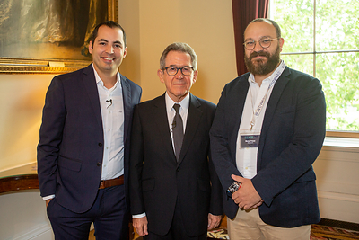 Ami Daniel, John Browne and Matan Peled together at the Sea: The Future conference in London
