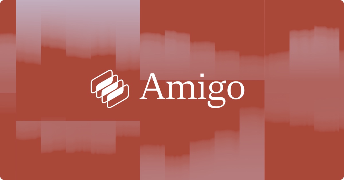 Amigo healthcare AI platform branding