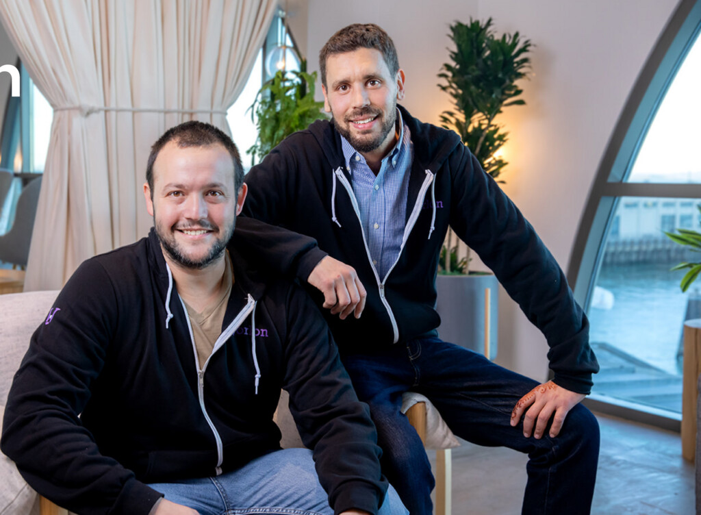 Vorlon co-founders Amichay Spivak and Amir Khayat together in an office