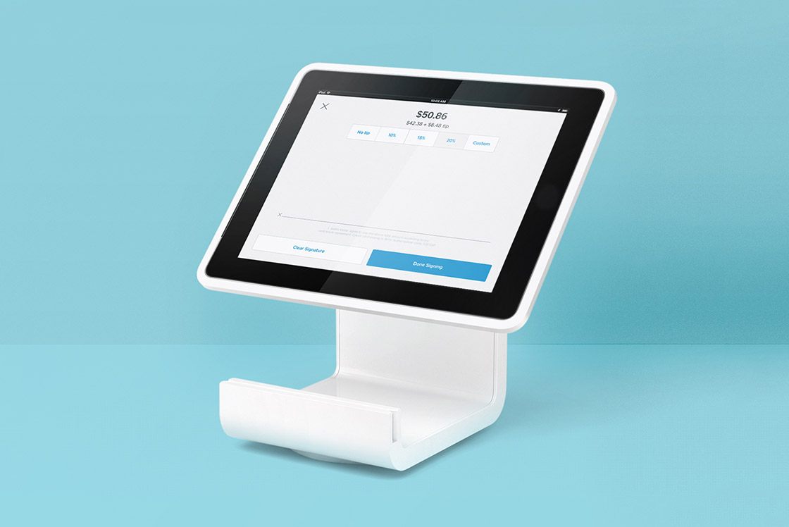 Square payment hardware from Ammunition’s portfolio